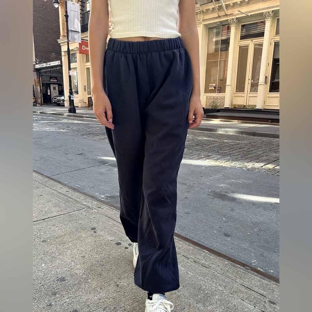 Brandy Melville John Galt Rosa Faded Black Sweatpants